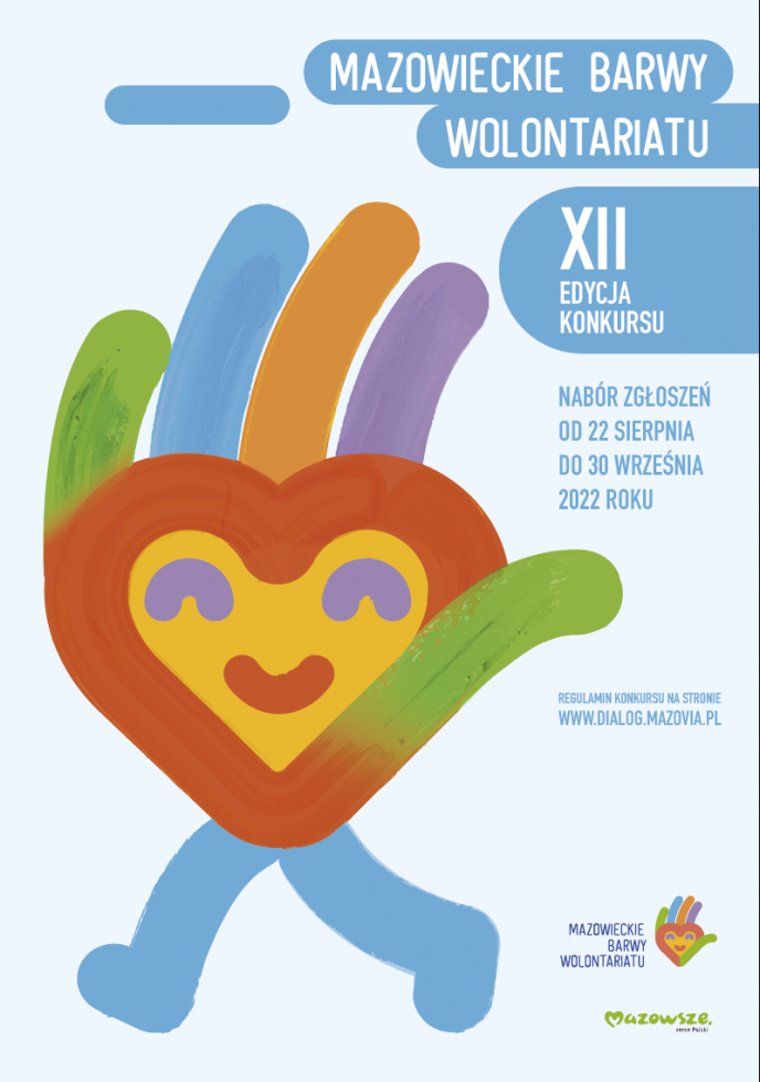 XII edycja Konkursu „Mazowieckie Barwy Wolontariatu”