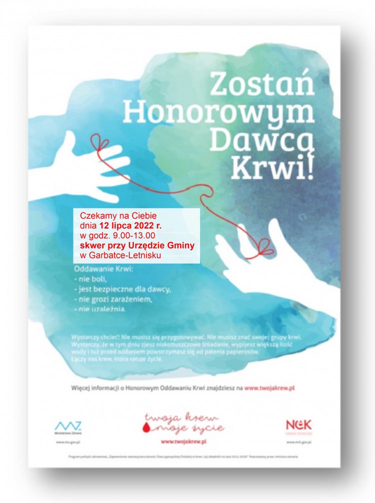 Zostań honorowym dawcą krwi