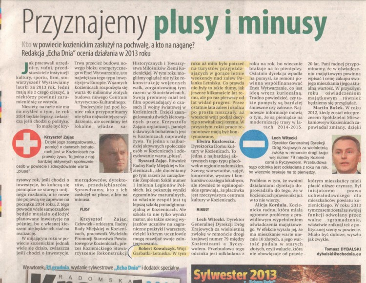 Oceniono pracę władz lokalnych
